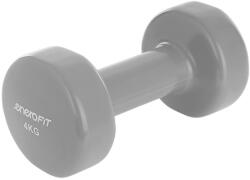 ENERO-Fit Kézisúlyzó, vinyl borítású 4 kg - szürke, ENERO-Fit Premium 1 db (VIC_580253)