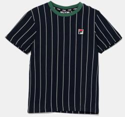 Fila gyerek pamut póló LEBA sötétkék, mintás, FAK0398 - sötétkék 98-104