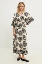 ANSWEAR ruha fekete, maxi, harang alakú - fekete L/XL