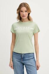 Guess pamut póló női, zöld, V5GI03 I3Z14 - zöld L