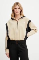 HUGO BOSS felső bézs, női, mintás, kapucnis, 50541327 - bézs XL
