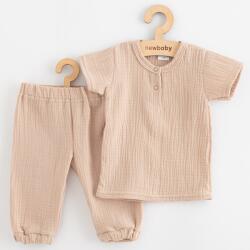 NEW BABY Baba muszlin szett póló és nadrág New Baby beige