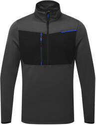 Portwest WX3 félzippzáras polár pulóver - Szürke - XL (T755MGRXL)