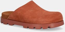 Camper papucs velúrból Brutus Sandal narancssárga, női, K201545-009 - narancssárga Női 41