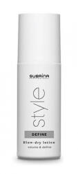 Subrina Style Define Blow Dry lotion ultra erős hajformázó permet, 150 ml