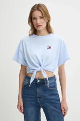 Tommy Jeans pamut póló női, DW0DW20321 - kék S