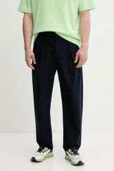 APC A. P. C. pamut nadrág pantalon renato férfi, sötétkék, chino, COHFU. H08428 - sötétkék 48