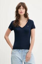 Tommy Jeans pamut póló 2 db női, sötétkék, DW0DW21367 - sötétkék XL