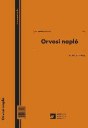  Orvosi Napló, álló, 200 Lapos, A/4 A. 3510-172/új (a3510172uj) - cartridge
