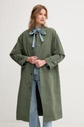 Benetton rövid kabát női, zöld, átmeneti, oversize, 241XDN07I - zöld M - answear - 60 990 Ft
