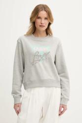 GUESS felső LOVE szürke, női, nyomott mintás, W5GQ05 KB683 - szürke S