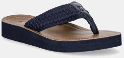 Barbour flip-flop Kelburn sötétkék, női, lapos talpú, LBS0019NY12 - sötétkék Női 39
