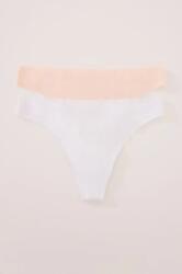Women'Secret tanga 2 db fehér, 7683101 - fehér M
