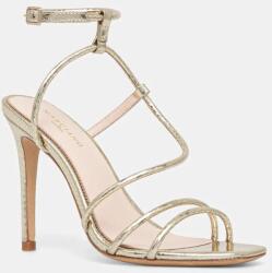 Guess bőr szandál STRAPPY HEELS sárga, 5GGZ34 7325A - arany Női 39