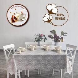 Ralex Pucioasa Fata de masa antimurdarire 160x220 cm, Eleganta Gri Ralex Pucioasa Fata de masa