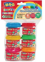 Luna Set plastilină colorată în tub 6 bucăți 30 grame (000620527)