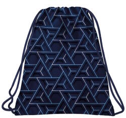 DERFORM BackUp kék tornazsák - Blue Geometric