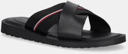 Tommy Hilfiger papucs CORE HILFIGER LH CRISS C SANDAL fekete, férfi, FM0FM05415 - fekete Férfi 45