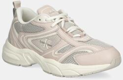 Calvin Klein sportcipő RETRO TENNIS MESH ML fehér, YW0YW01807 - bézs Női 36