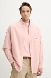 Drôle de Monsieur pamut ing La Chemise Lavee Drule férfi, galléros, rózsaszín, relaxed, G-SH195-CO178-LPI - rózsaszín L