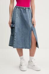 Moschino Jeans farmer szoknya midi, harang alakú, 0107 3721 - kék S