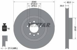 TEXTAR féktárcsa TEXTAR 92283205 for LAND ROVER (92283205)