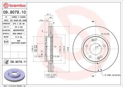 BREMBO féktárcsa BREMBO 09.9079. 11 for HYUNDAI (09.9079.11)
