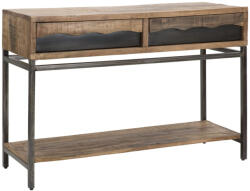 Mauro Ferretti Konzolasztal sárgakő 118x40x80cm (Egyiptomi akác) (1424670000)