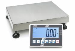 KERN IFC 60K10DM (30/60kg-0, 01/0, 02kg) 400x300 mm IoT Line, Ipar 4.0 robusztus rozsdamentes acél digitális platform mérleg sok funkcióval, hitelesíthető (IFC 60K10DM)