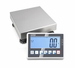 KERN IFC 3K-4 (3000g-0, 1g) 230x230 mm IoT Line, Ipar 4.0 robusztus rozsdamentes acél digitális platform mérleg sok funkcióval (IFC 3K-4)