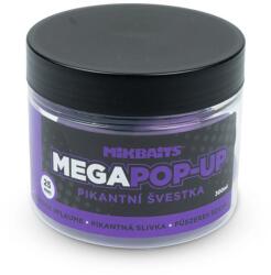 Mikbaits Mega fluo pop-up 300ml - Fűszeres szilva 25mm