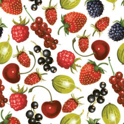 POL-MAK Gyümölcsök Summer Fruits szalvéta 20 db-os 33x33 cm PKK028906 (PKK028906)