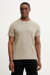 Peak Performance t-shirt barna, férfi, sima - bézs M