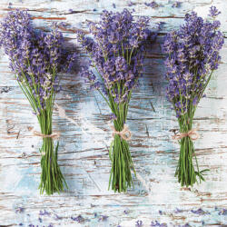 POL-MAK Levendula Three Bunches szalvéta 20 db-os 33x33 cm PKK022171 (PKK022171)