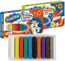 St. Majewski Gyurma, 10 szín, négyzetes tégelyben, BAMBINO (MO-PLX-10XX-XXX-STAN-XX)