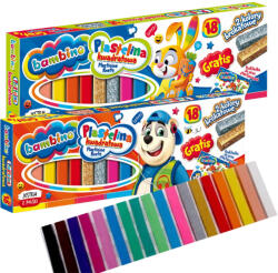 St. Majewski Gyurma, 18 szín, négyzetes tégelyben, Bambino (MO-PLX-18XX-XXX-STAN-XX)