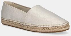 Calvin Klein espadrilles FLAT ESPADRILLE - JACQ bézs, HW0HW02467 - bézs Női 41
