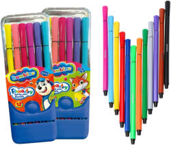 St. Majewsk Filctoll készlet, 12 szín, műanyag dobozban, Bambino (TO-FLX-9745-XXX-STXX-ST)