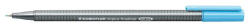 STAEDTLER Tűfilc, 0, 3 mm, STAEDTLER "Triplus 334", vízkék (334-34) - iroszer24