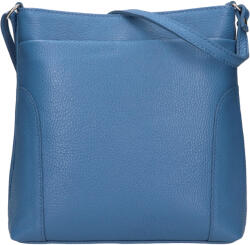 Italia Női bőr crossbody kézitáska Italia Emma - mély kék