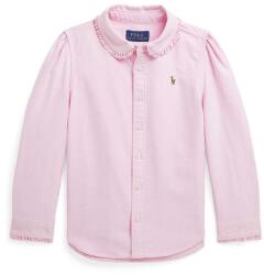 Ralph Lauren gyerek ing pamutból rózsaszín, 312929954002 - rózsaszín 88-93