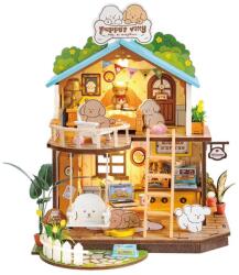 Rolife Puzzle 3D, Minicasuta DIY Puppy’s Cozy Villa, RolIfe, 230 piese