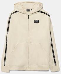 Giorgio Armani gyerek melegítőfelső pamutból bézs, nyomott mintás, kapucnis, 7B000056 AF10380 - bézs 160