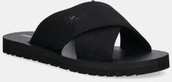 Calvin Klein Jeans papucs CROSS SANDAL CRXS TX fekete, férfi, YM0YM01223 - fekete Férfi 42