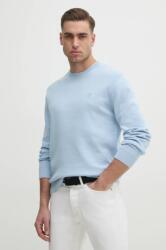 HUGO BOSS pamut pulóver könnyű, férfi, 50531574 - kék M