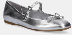 Guess bőr balerina cipő KAYRA ezüst, FLJKAY LEM02 - ezüst Női 39