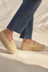 Manebi espadrilles Yucatán Double Sole Espadrilles bézs, platformos, V 2.7 D0 - bézs Női 36
