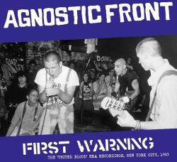 Agnostic Front First Warning: The 'United Blood' Era Recordings, New York City, 1983 (White & Blue Splatter Vinyl)