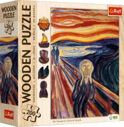 Trefl - Puzzle Munch: The Scream wooden - 200 piese