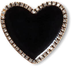 Crocs Accerorii Black Heart with Gold Outline 10011084 UNC unique
